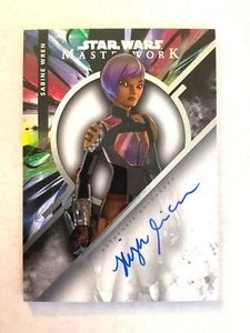 2022 Star Wars MASTERWORK Autograph - Tiya Sircar as SABINE WREN - Picture 1 of 2