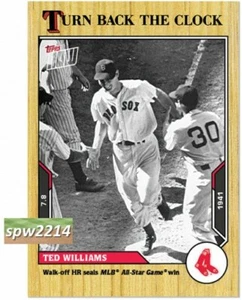 2021 Topps Now Turn Back the Clock Ted Williams #99 - Picture 1 of 1