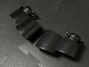 12-16 PORSCHE 911 991 CARRERA S 4S - TECHART - PUNTAS DE ESCAPE TUBOS DE ESCAPE NEGROS - Imagen 1 de 6