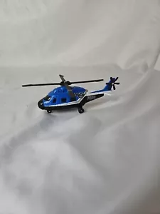Matchbox 2001 Police Metro Base Rescue Helicopter #MB01 C1 - Picture 1 of 8