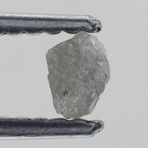 Raw Rough Natural Loose 0.23 Carat Diamond SILVER GREY Fancy Uncut Diamond - Picture 1 of 2