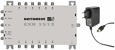 Kathrein EXR 1512 Multischalter (1 Satellit, 12 Teilnehmeranschlüsse, Klasse A) - Bild 1 von 2