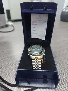 Men's Philip Persio IPS Watch Quartz Day Date Stainless - Picture 1 of 5