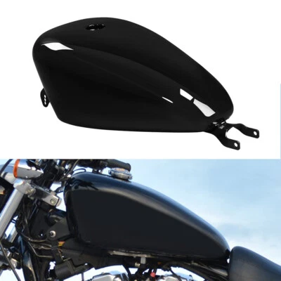 3.7 Gallon 14L Fuel Gas Tank Fit For Harley Sportster XL883 1200 48 72 2004-2006 - Image 1 of 4