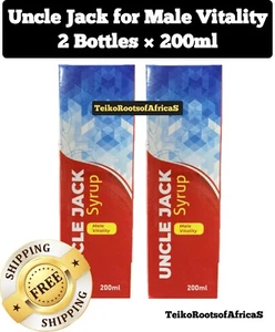 Uncle Jack Syrup for Male Vitality - 200mL × 2 Bottles - Picture 1 of 1