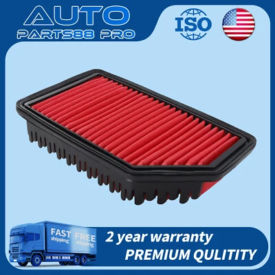 Performance Engine Air Filter Red for Hyundai Accent Veloster Kia Rio 2012-2017 Foto 1 de 4