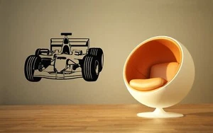 Adesivo murale vinile decalcomania auto da corsa sport formula 1 velocità garage (ig1190) - Foto 1 di 3