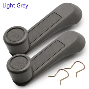 Par de manivela gris claro para ventanas para camioneta Isuzu TFR KB KBZ 1981 1995 - Imagen 1 de 8