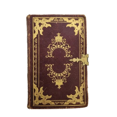 Antique 1850s Eyre & Spottiswoode Victorian King James Bible Leather Gilt - Image 1 of 4