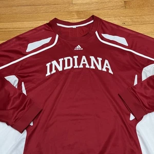 Adidas Indiana Hoosiers Jersey XXL Red White Center Logo Sellout Soccer Athletic - Picture 1 of 7