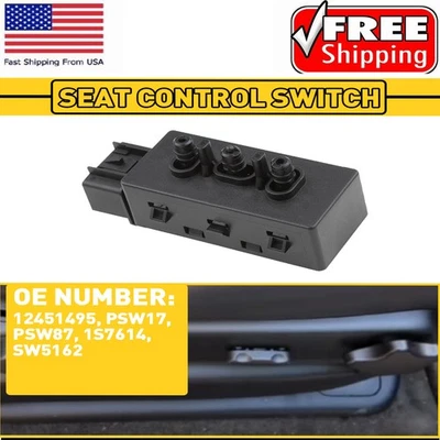 Interruptor ajustador de asiento eléctrico del lado del conductor para Buick 08-2012 Enclave GMC Acadia 2007 Foto 1 de 4
