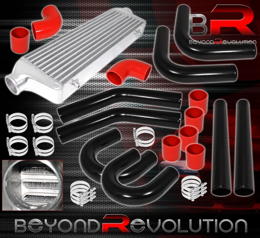 Turbo Charger Front Mount Intercooler Fmic + 64mm Piping Kit + Couplers + Clamps Foto 1 de 1