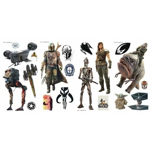 RMK4458SCS The Mandalorian Wandtattoo abziehen und kleben - Bild 1 von 4