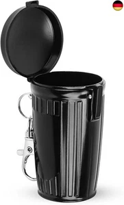 Taschenaschenbecher, Tragbarer Aschenbecher, geruchsdicht für unterwegs Deckel - Bild 1 von 7