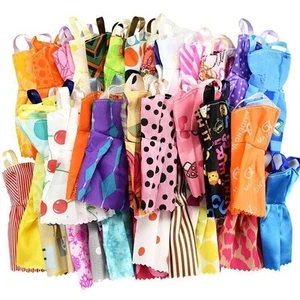 32Pcs Barbie Doll Clothes Bundle Dresses Bags Set Lot Accessories Girl Toy Gift - Picture 1 of 13