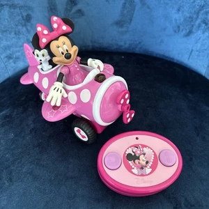 Disney Junior Minnie Mouse Remote Control Airplane By Jada Toys  Tested Works - Picture 1 of 6