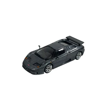 Modellino Auto Mini GT 1/64 Bugatti EB110 Super Sport Grigio Scuro - Immagine 1 di 4