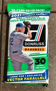 Paquete de valor de tarjetas de béisbol Panini Donruss 2021 - Imagen 1 de 2