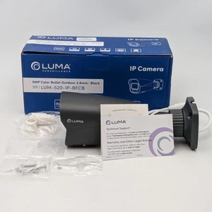 Luma LUM-520-IP-BFCB 520 Series 5 MP Color Bullet Outdoor Camera 2.8mm  - Picture 1 of 13