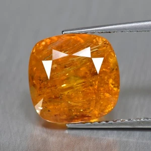 Cuscino 6,77Ct, Lampeggiante 100% Naturale Topazio Imperiale Pietra Preziosa Sciolta - Foto 1 di 1