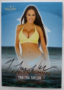 2025 BENCHWARMER GIRLS OF SUMMER TABITHA TAYLOR AUTOGRAPH CARD - Picture 1 of 2