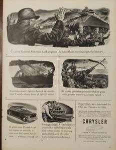 Tanques General Sherman 1944 vintage Segunda Guerra Mundial Chrysler. Compra bonos de guerra - Imagen 1 de 1