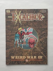 Excalibur: Weird War III Issue No. 1 1990 Marvel Comics GN Graphic Novel Mint - Imagen 1 de 4
