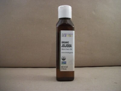 New Aura Cacia Organic Jojoba Skin Care Oil - 4 fl oz / 118 mL - Image 1 of 4