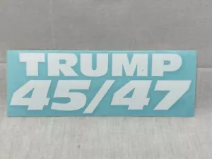 Calcomanía de vinilo para parachoques Trump 45/47 camión coche - Imagen 1 de 4