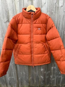 Dickies Waldenburg Padded Puffer Coat Jacket Rust Men's Brand New Logo Winter - Picture 1 of 10