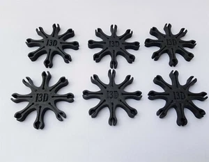 6 Etoiles porte amorces 8 branches pour revolver poudre noire - Picture 1 of 5