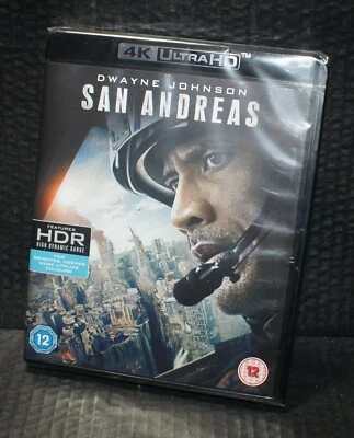 San Andreas 4k blu ray Run time 114 min approx Brand new foil P&P Free - Image 1 of 4