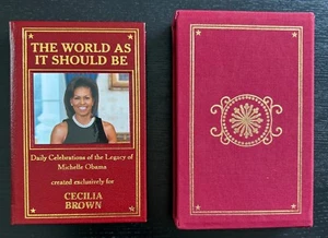 MICHELLE OBAMA - THE WORLD AS IT SHOULD BE - 1ST ED. - 2016 - SLIPCASED. - Picture 1 of 7
