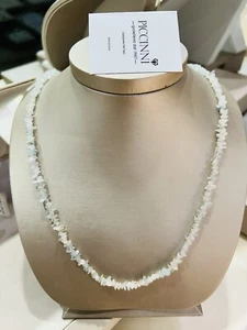Collana di Labradorite Bianca Naturale Lunga 70 Cm - Imagen 1 de 5