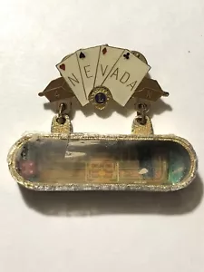 Prendedor Nevada 1980 4 N Craps Mesa Juego Club de Leones - Imagen 1 de 2