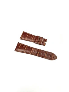 Original Panerai Brown Alligator Leather w/ Brown Stitching 26mm x 20mm Band - Picture 1 of 6