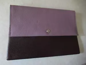 NWT Coach Colorblock Large Envelope Pouch/ Jasmin Multi - Picture 1 of 22