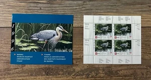 Canadá 1996 **Quebec** Provincia Vida Silvestre Hábitat Conservación Pato Sello CAPEX - Imagen 1 de 3