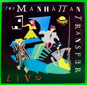 The Manhattan Transfer Live LP 1987 LP [Atlantic 81723-1] NM/EX - Picture 1 of 5