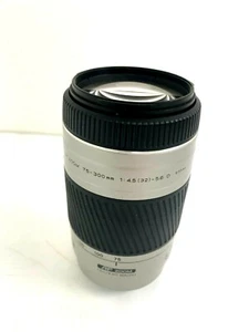 ​Minolta 75-300mm 1:45 AF Zoom 1.5m/4.9ft. Macro Lens for Camera - Picture 1 of 3