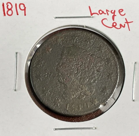 1819 Coronet Head Large Cent Cover