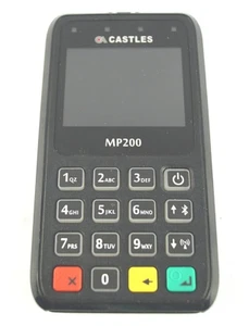 Castles Technology MP200 Wireless Touch Display Card Reader Black No Cable B321 - Picture 1 of 6