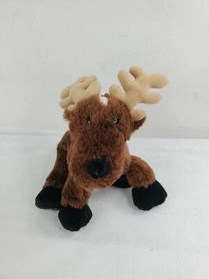GANZ CHRISTMAS Reindeer Moose Plush Stuffed Animal Toy Holiday No Code - Image 1 of 4