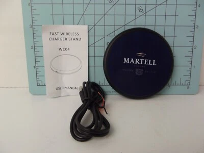 Martell Wireless Charger Phone Fast Charging Pad Dock iPhone Samsung Android - Image 1 of 3