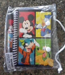 Disney Mickey Mouse,  Goofy, Donald, Pluto  Autograph Book + Pen - Picture 1 of 1
