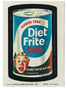 1974 Topps Wacky Packages 10th Series 10 DIET FRITE COLA nm- - Picture 1 of 1