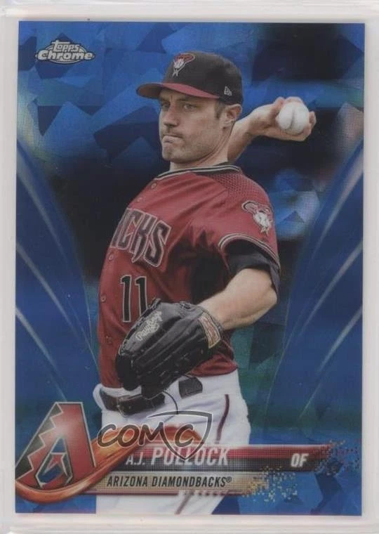 2018 Topps Chrome Sapphire Edition Topps Online Exclusive AJ Pollock #216 - Image 1 of 2
