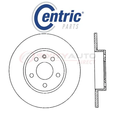 Centric C-TEK Disc Brake Rotor for 2011 Seat Exeo 2.0L L4 - Kit Set Braking fc Foto 1 de 4