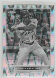 2022 Topps Chrome Negative Ke'Bryan Hayes Pittsburgh Pirates #98 Parallel - Picture 1 of 2
