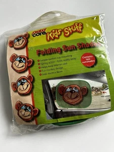 2x Parasoles Plegables Autocare Coche Para Ventana Lateral Protector Solar 44cm x 36cm MONO - Imagen 1 de 3